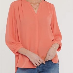 COPY - NYDJ Peach Blouse